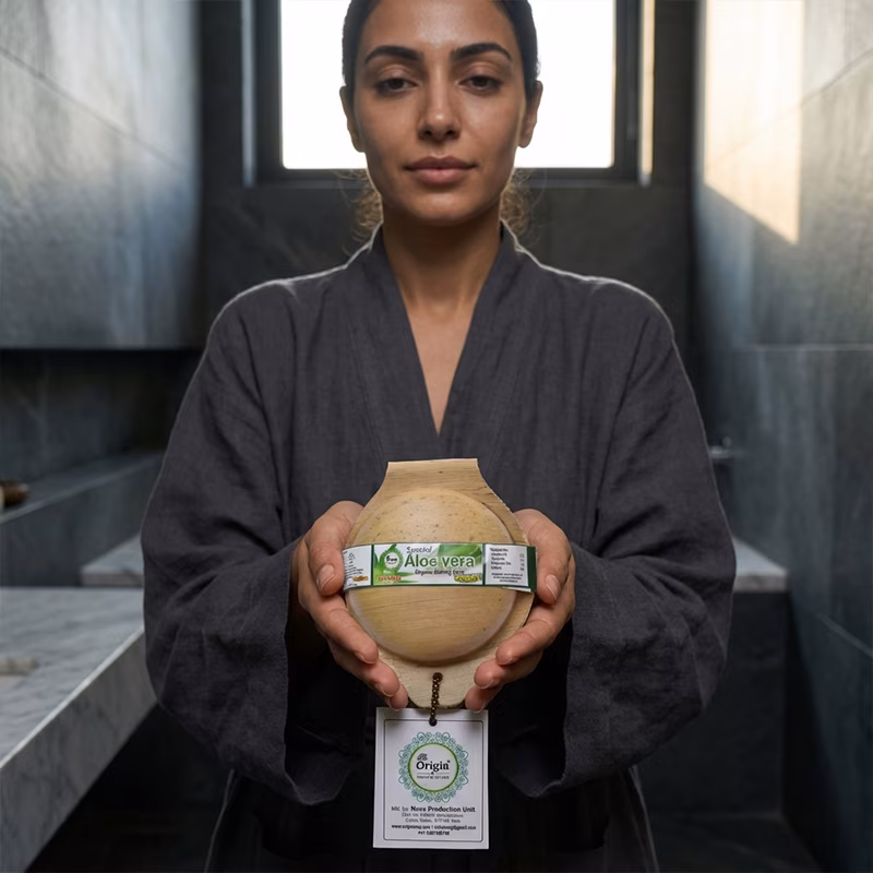 Aloevera Handmade Organic Ayurvedic Soap Herbal Bath Bar