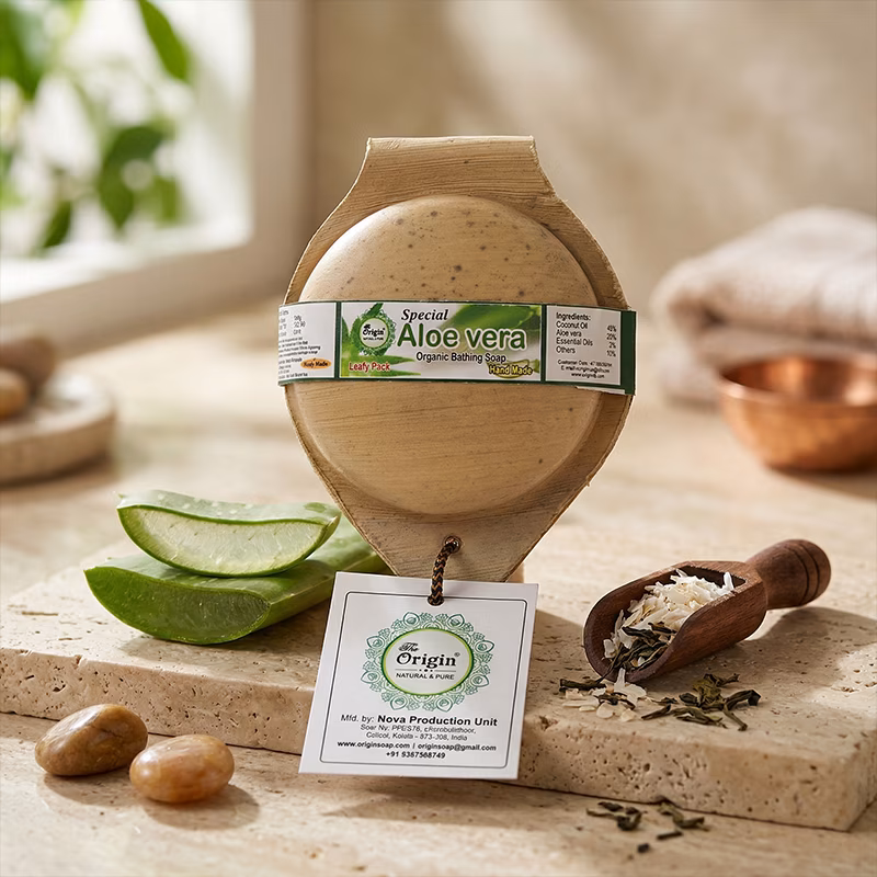 Aloevera Handmade Organic Ayurvedic Soap Herbal Bath Bar