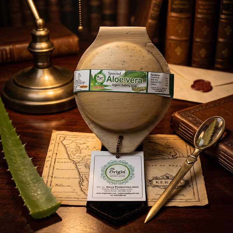 Aloevera Handmade Organic Ayurvedic Soap Herbal Bath Bar
