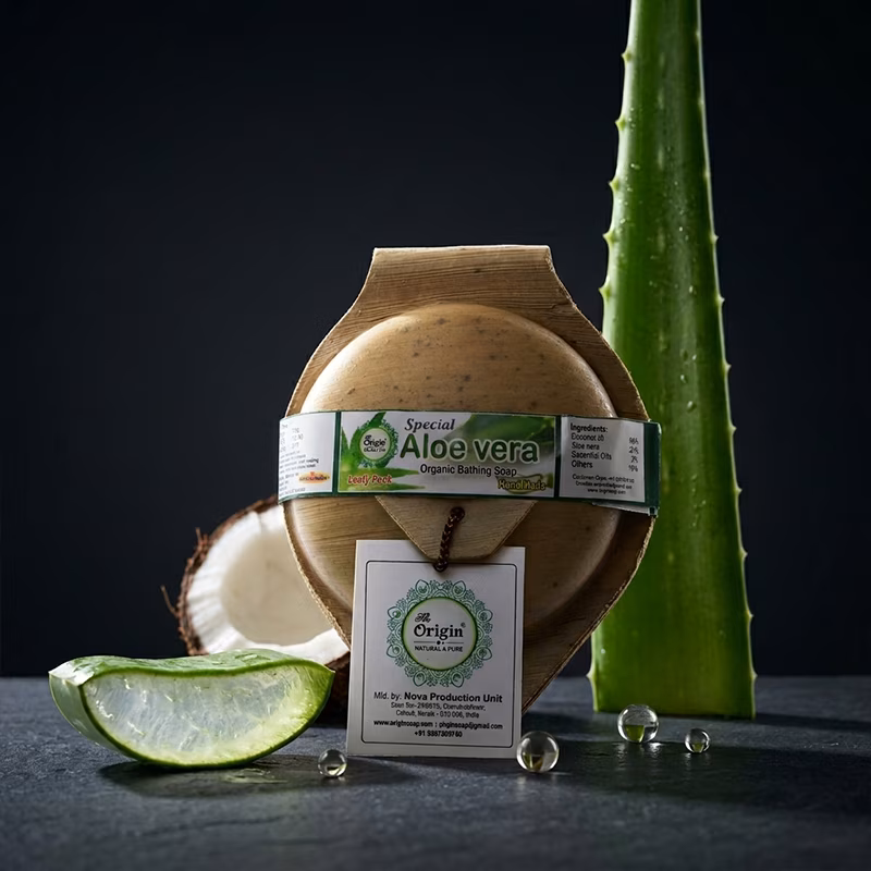 Aloevera Handmade Organic Ayurvedic Soap Herbal Bath Bar