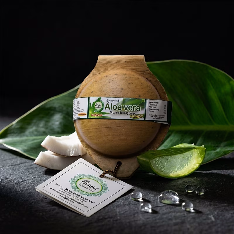 Aloevera Handmade Organic Ayurvedic Soap Herbal Bath Bar