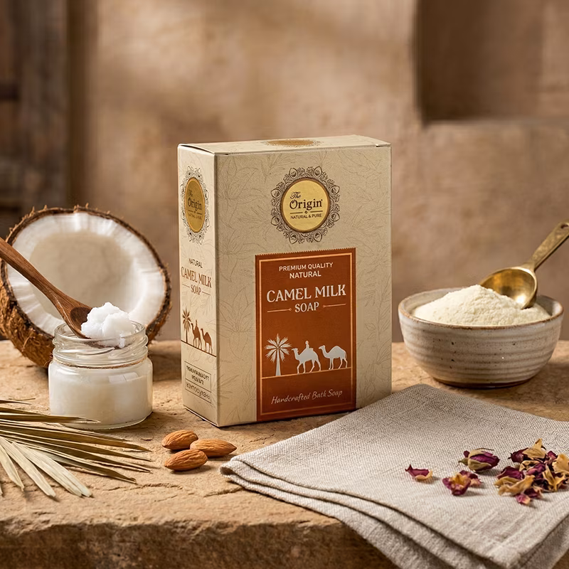 Camel Milk Soap Handmade Organic Ayurvedic Soap 125g Milk Bath Bar
