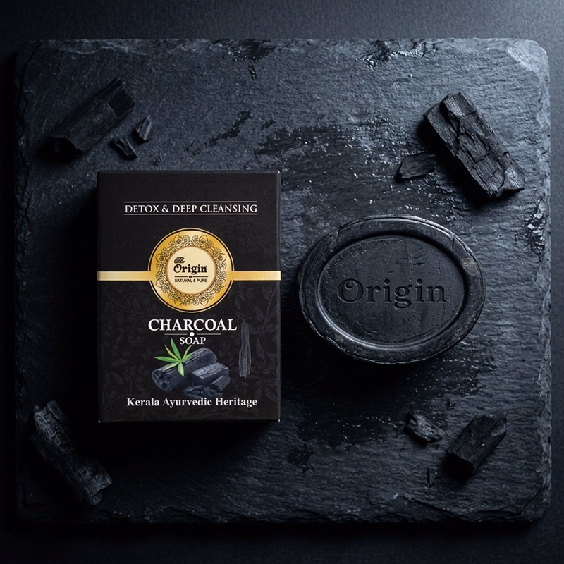 Charcoal Handmade Organic Ayurvedic Soap 125g Charcoal Bath Bar