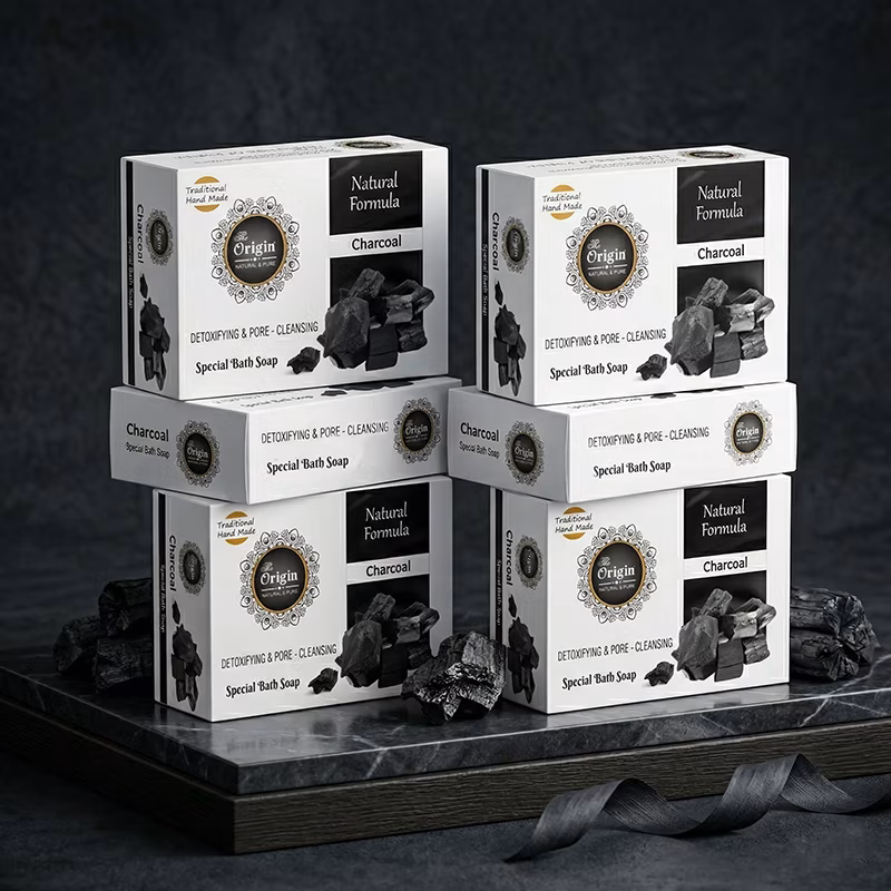 Charcoal Soap Handmade Organic Ayurvedic Soap 75g Charcoal Bath Bar