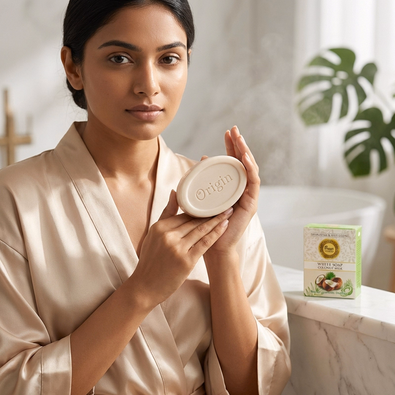 Coconut Milk Handmade Organic Ayurvedic Soap 125g Herbal Bath Bar