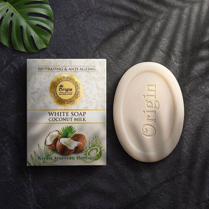 Coconut Milk Handmade Organic Ayurvedic Soap 125g Herbal Bath Bar
