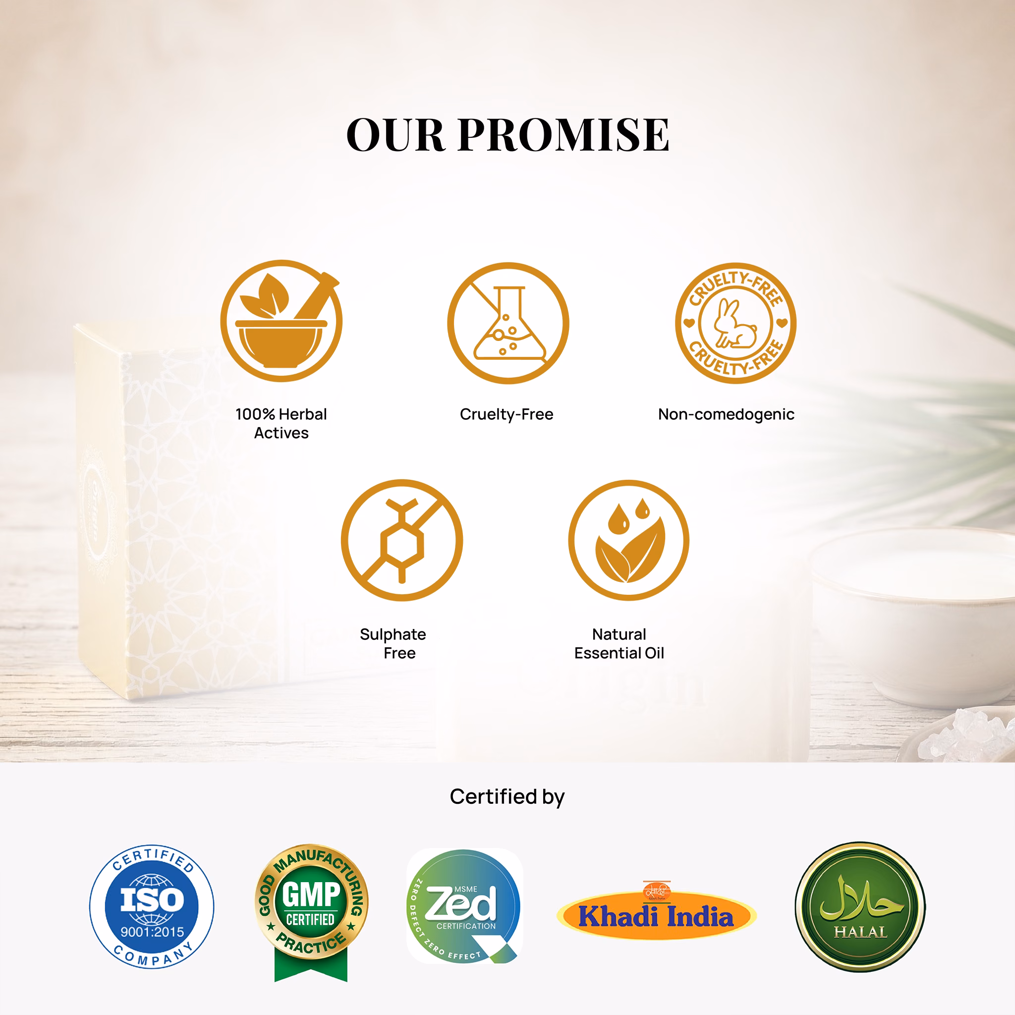 Camel Milk Handmade Organic Ayurvedic Soap 125g Milk Bath Bar