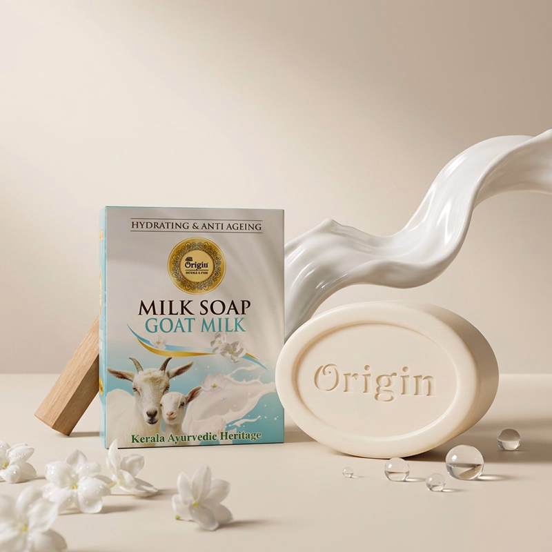 Goat Milk Handmade Organic Ayurvedic Soap 125g Milk Bath Bar