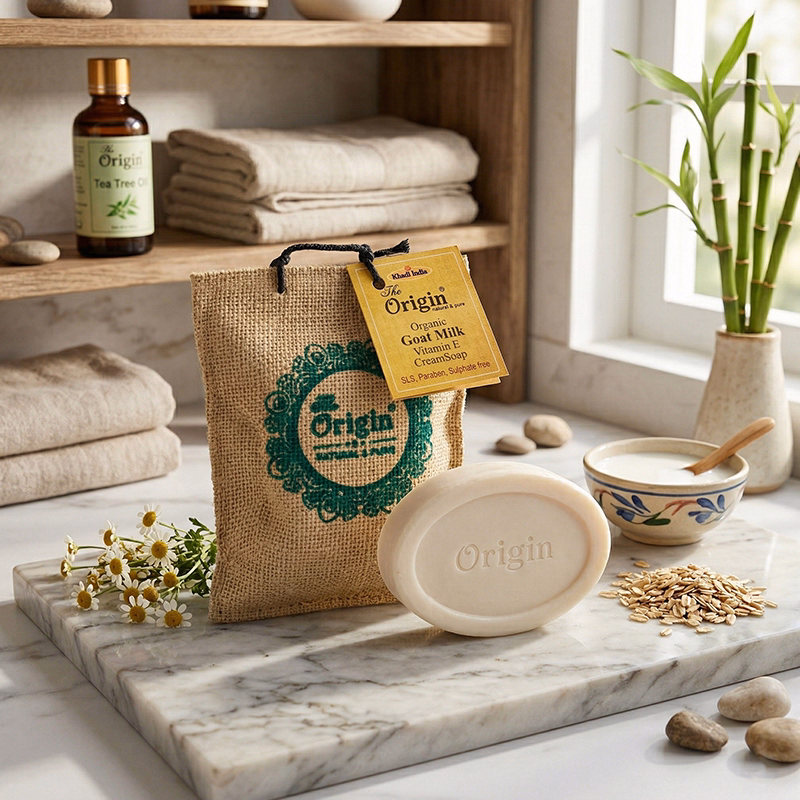 Goat Milk Handmade Organic Ayurvedic Soap 150g Milk Bath Bar