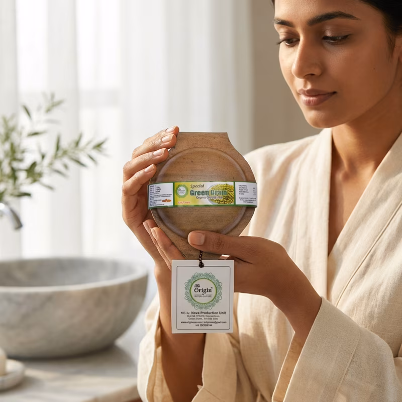 Green Gram Handmade Organic Ayurvedic Soap Herbal Bath Bar