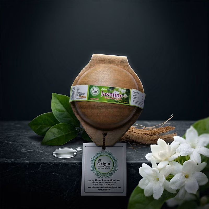 Jasmine Handmade Organic Ayurvedic Soap 100g Herbal Bath Bar