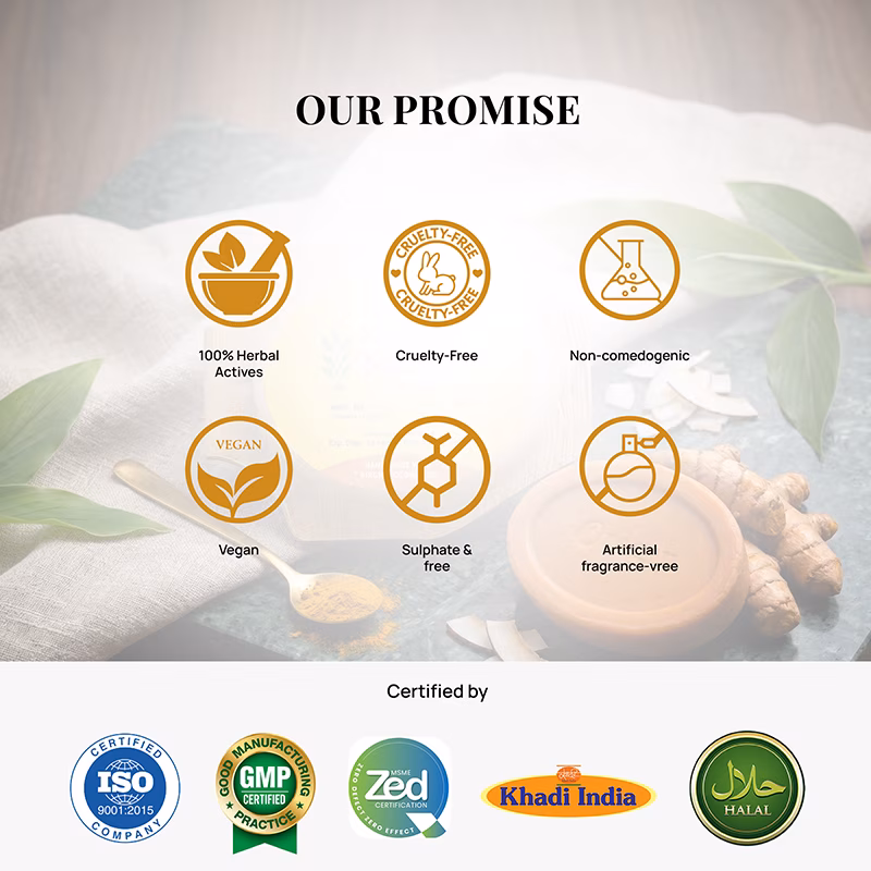 Kasturi Manjal Handmade Organic Ayurvedic Soap Herbal Bath Bar