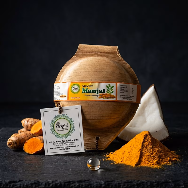 Manjal Handmade Organic Ayurvedic Soap Herbal Bath Bar