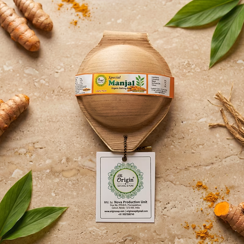Manjal Handmade Organic Ayurvedic Soap Herbal Bath Bar