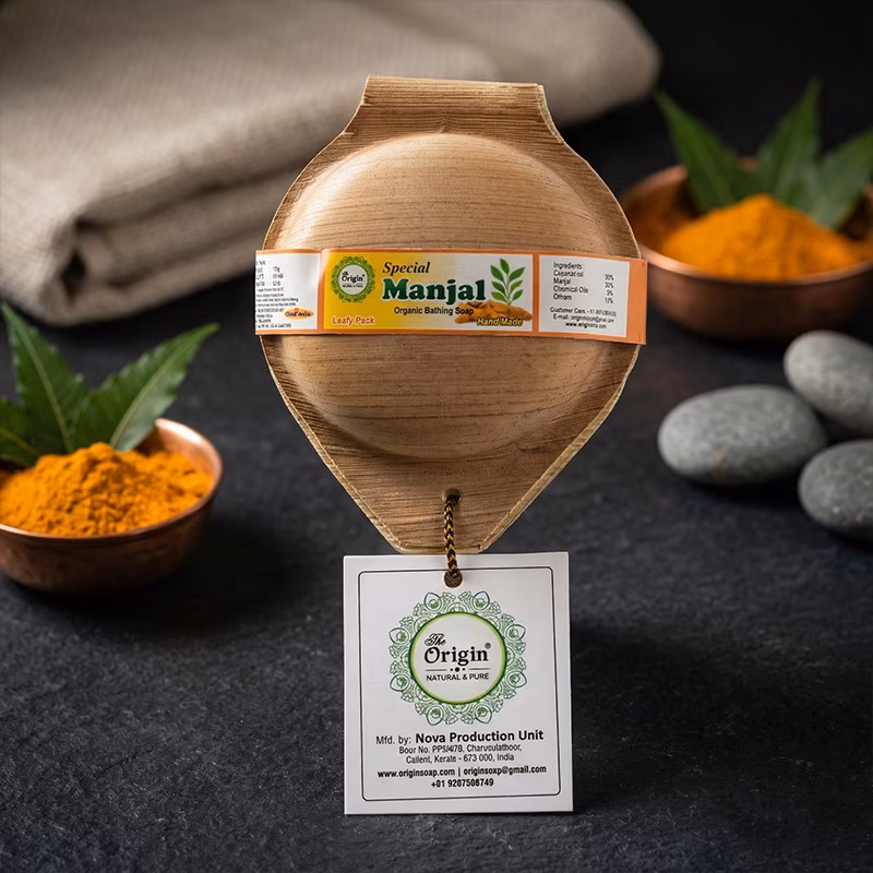 Manjal Handmade Organic Ayurvedic Soap Herbal Bath Bar
