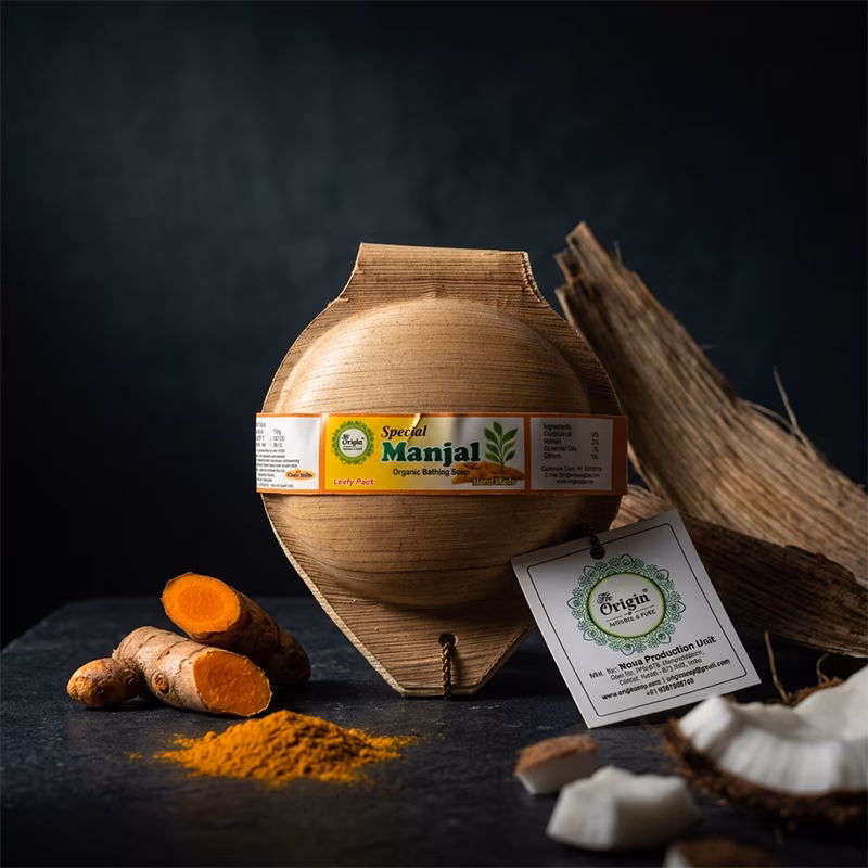 Manjal Handmade Organic Ayurvedic Soap Herbal Bath Bar