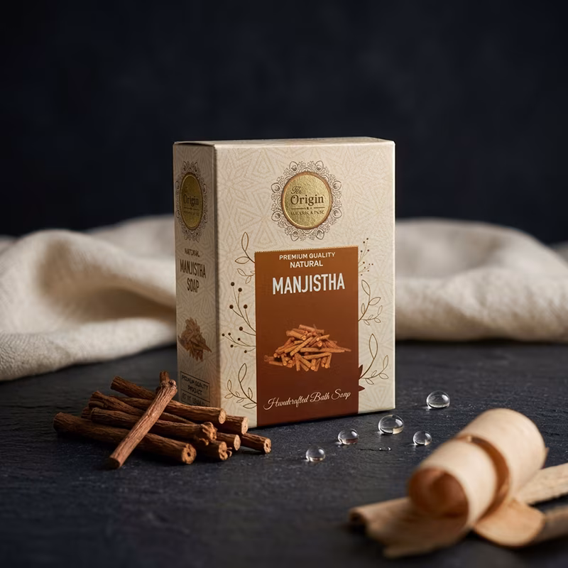 Manjistha Handmade Organic Ayurvedic Soap 125g Herbal Bath Bar