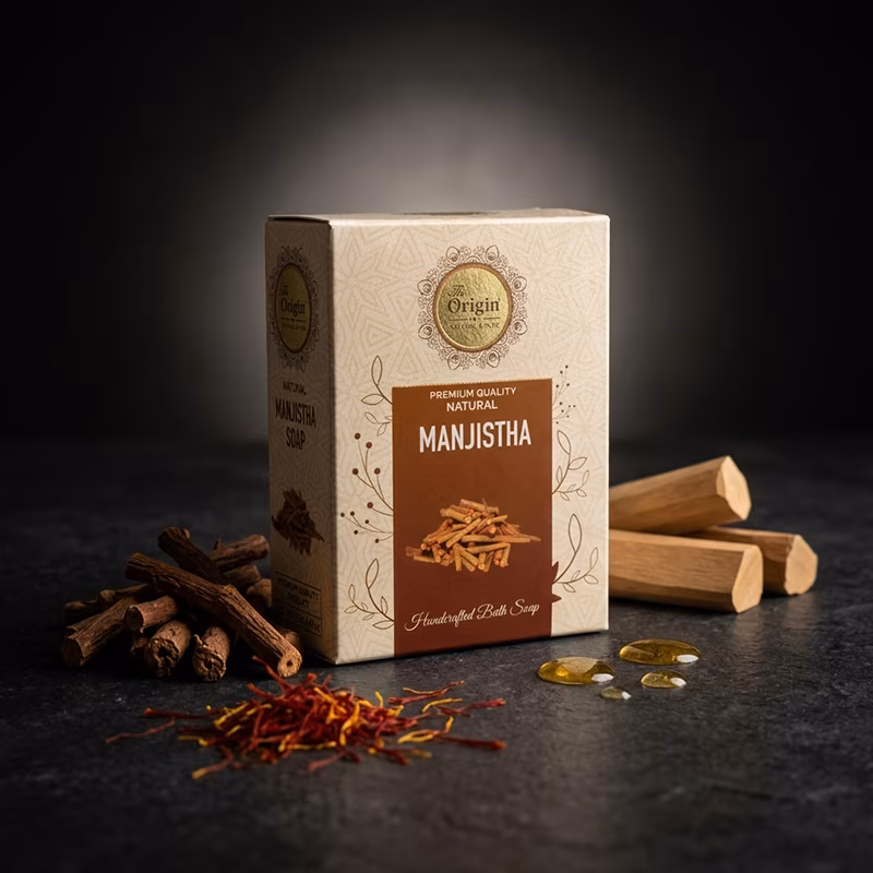Manjistha Handmade Organic Ayurvedic Soap 125g Herbal Bath Bar