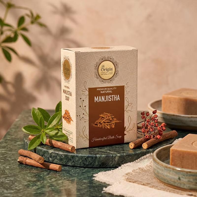 Manjistha Handmade Organic Ayurvedic Soap 125g Herbal Bath Bar