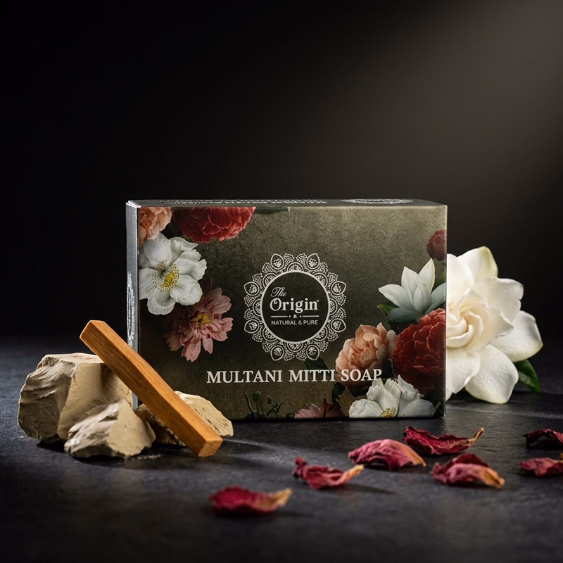 Multani Mitti Handmade Organic Ayurvedic Soap 100g Mineral Clay Bath Bar