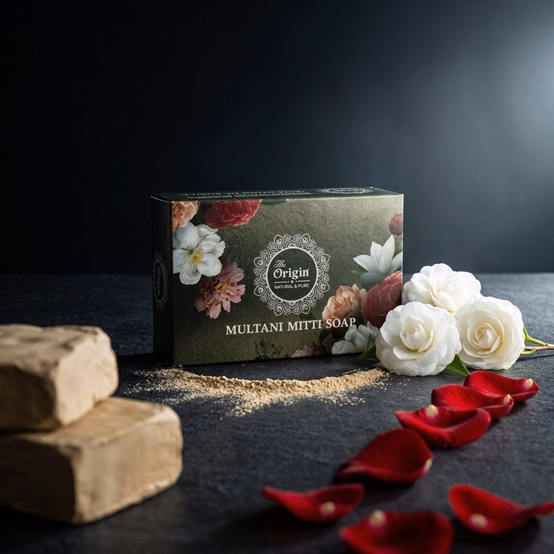 Multani Mitti Handmade Organic Ayurvedic Soap 100g Mineral Clay Bath Bar