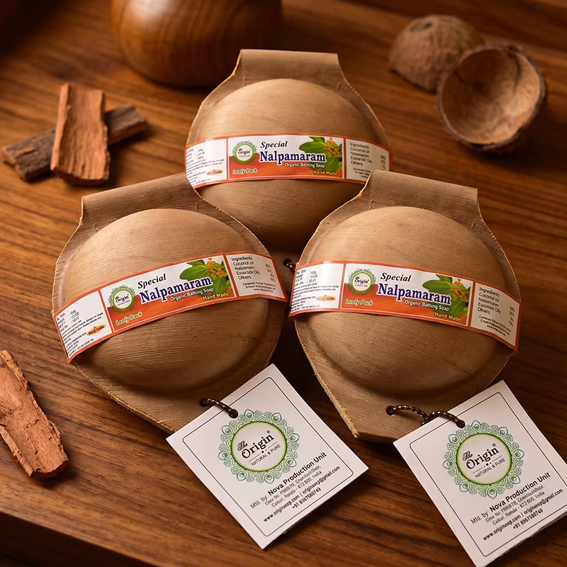 Nalpamaram Handmade Organic Ayurvedic Soap Herbal Bath Bar