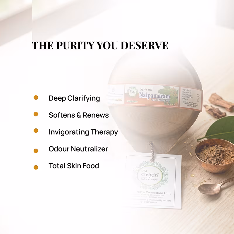 Nalpamaram Handmade Organic Ayurvedic Soap Herbal Bath Bar