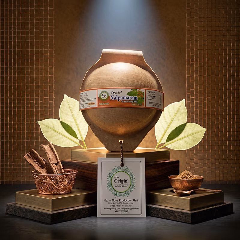 Nalpamaram Handmade Organic Ayurvedic Soap Herbal Bath Bar