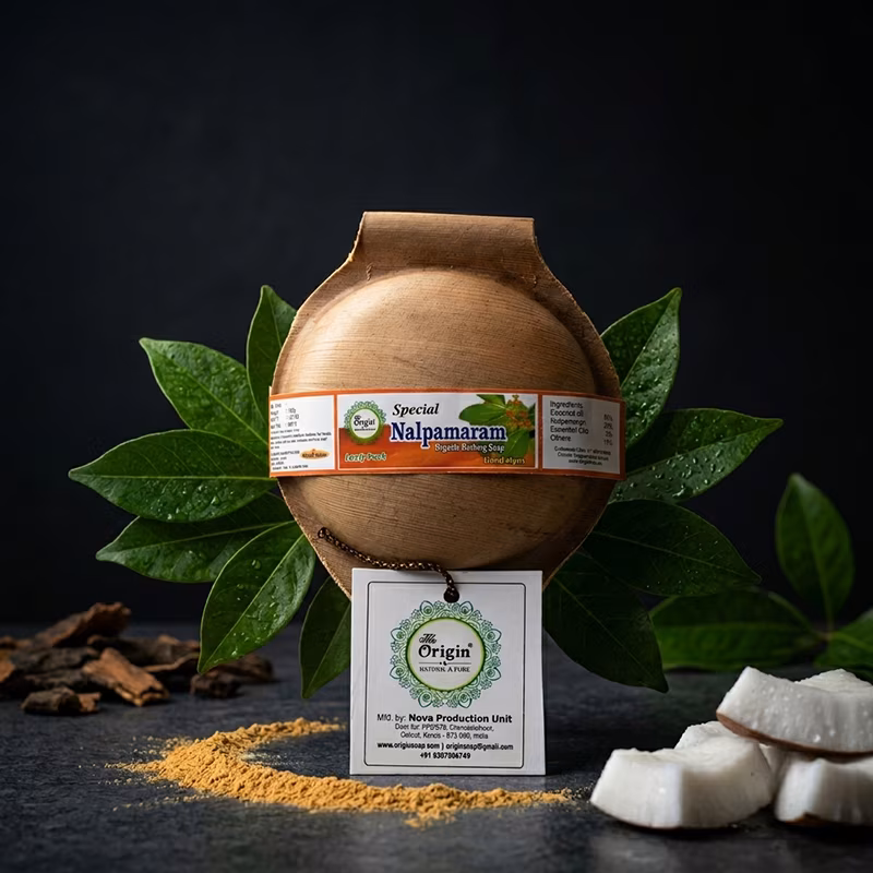 Nalpamaram Handmade Organic Ayurvedic Soap Herbal Bath Bar