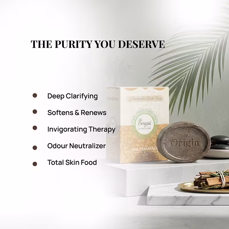 Nalpamaram Handmade Organic Ayurvedic Soap 125g Natural Bath Bar
