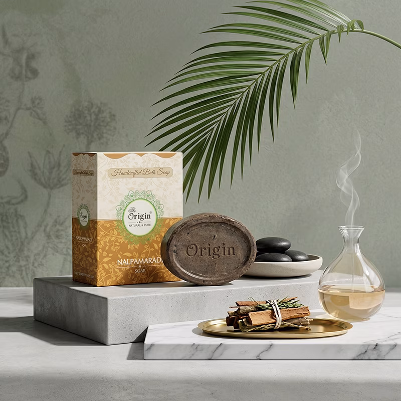 Nalpamaram Handmade Organic Ayurvedic Soap 125g Natural Bath Bar