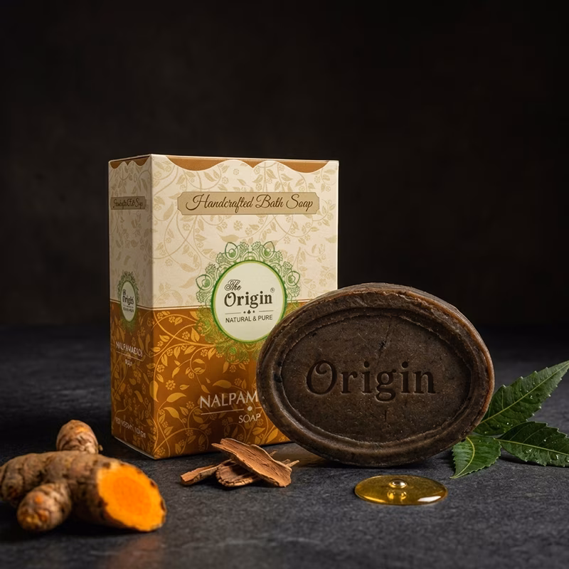 Nalpamaram Handmade Organic Ayurvedic Soap 125g Natural Bath Bar