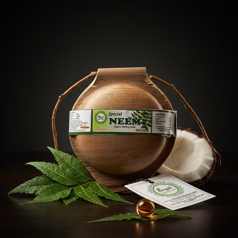 Neem Handmade Organic Ayurvedic Soap Herbal Bath Bar