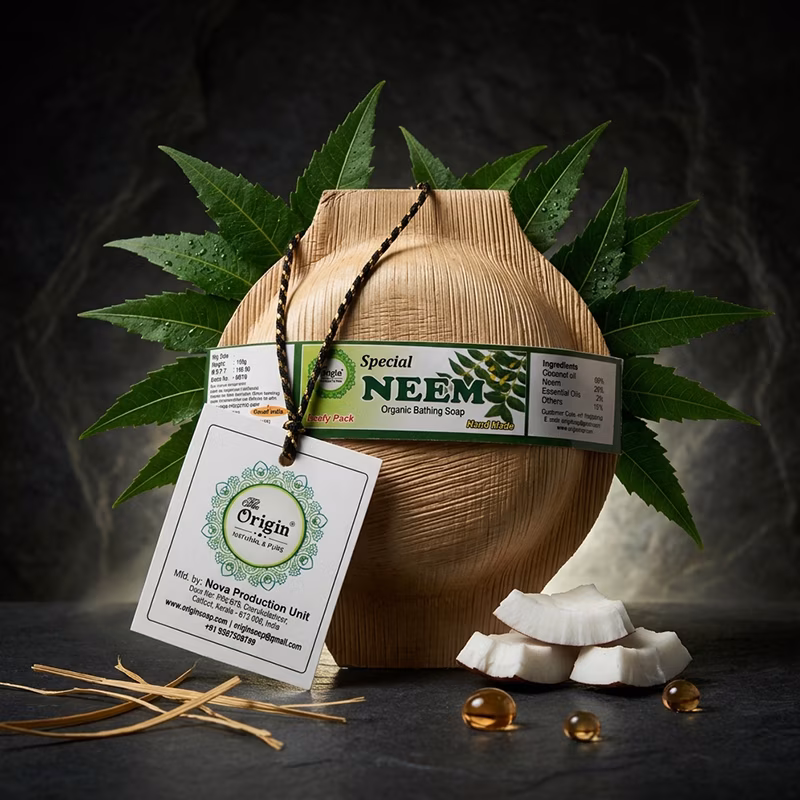 Neem Handmade Organic Ayurvedic Soap Herbal Bath Bar