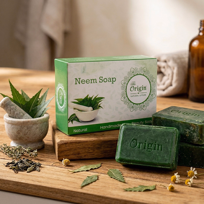 Neem Handmade Organic Ayurvedic Soap 100g Herbal Bath Bar