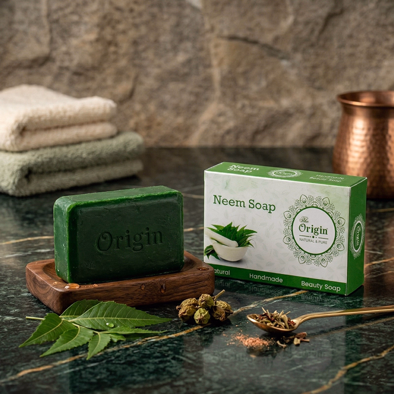 Neem Handmade Organic Ayurvedic Soap 100g Herbal Bath Bar