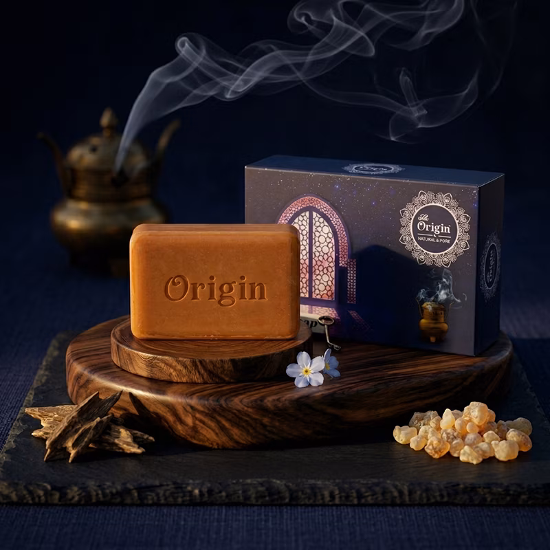 Oudh Soap Handmade Organic Ayurvedic Soap 100g Resin Bath Bar