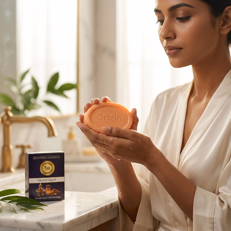 Oudh Soap Handmade Organic Ayurvedic Soap 125g Resin Bath Bar