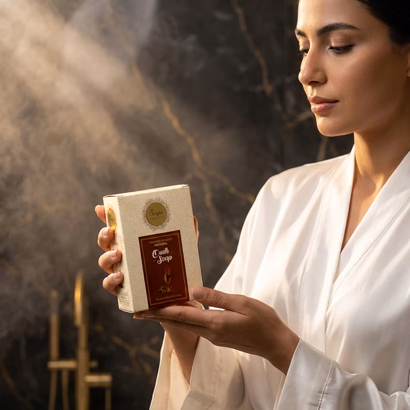 Oudh Soap Handmade Organic Ayurvedic Soap 125g Resin Bath Bar