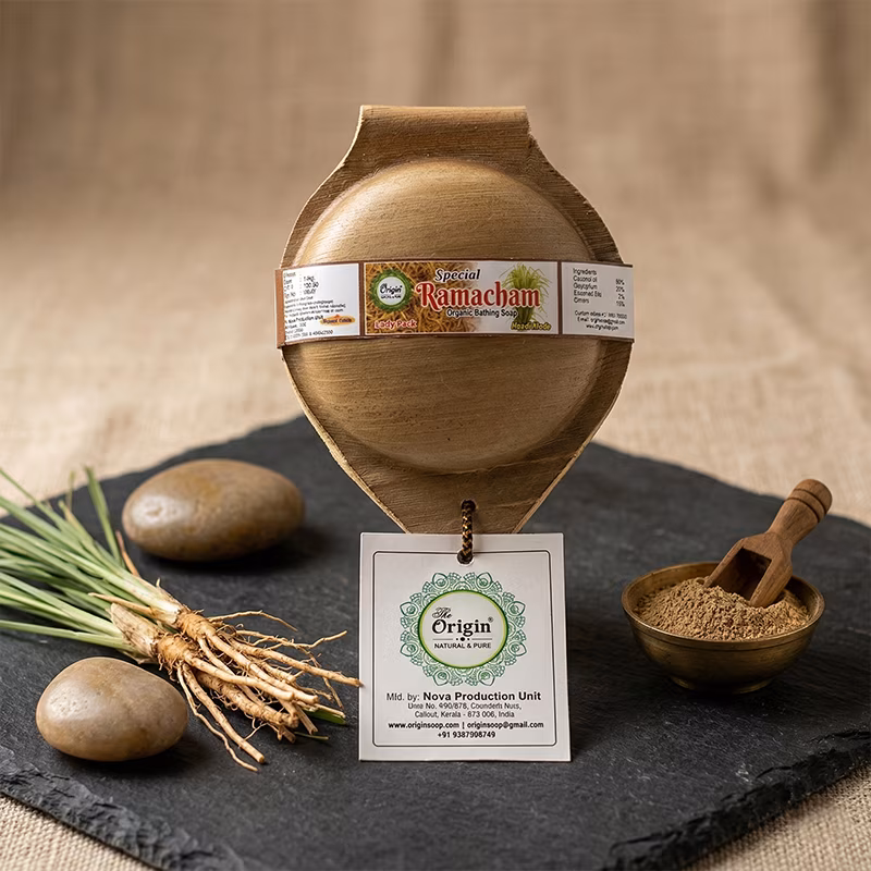 Ramacham Handmade Organic Ayurvedic Soap 100g Organic Bath Bar