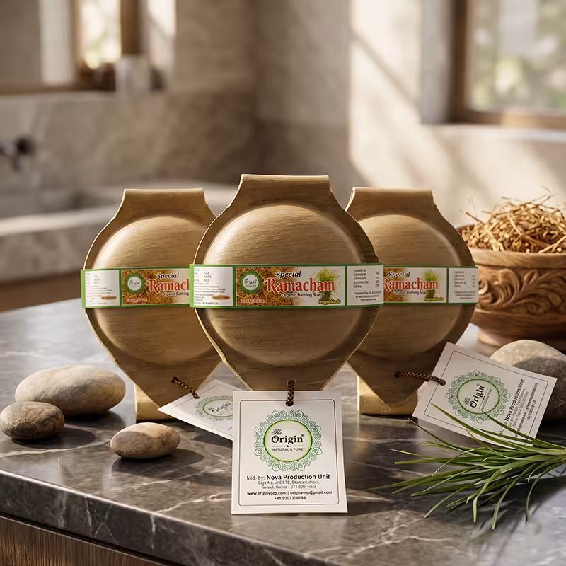 Ramacham Handmade Organic Ayurvedic Soap 100g Organic Bath Bar