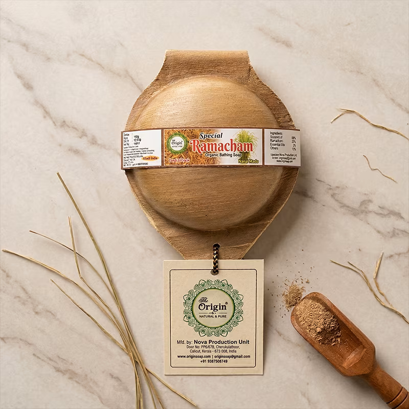 Ramacham Handmade Organic Ayurvedic Soap 100g Organic Bath Bar