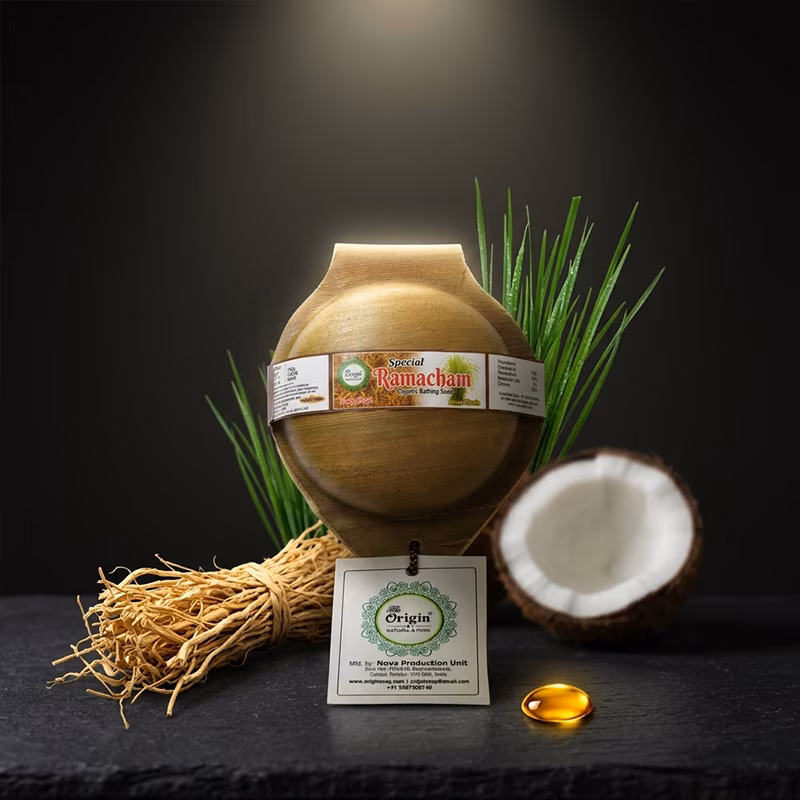 Ramacham Handmade Organic Ayurvedic Soap 100g Organic Bath Bar