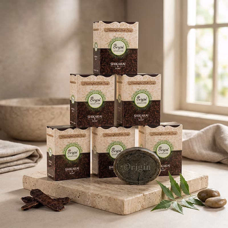 Shikakai Handmade Organic Ayurvedic Soap 125g Natural Bath Bar