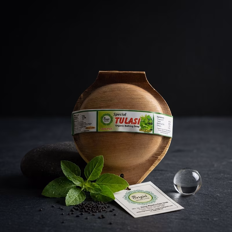 Tulasi Handmade Organic Ayurvedic Soap Herbal Bath Bar