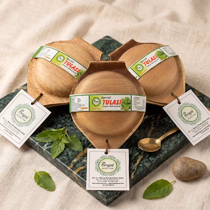 Tulasi Handmade Organic Ayurvedic Soap Herbal Bath Bar